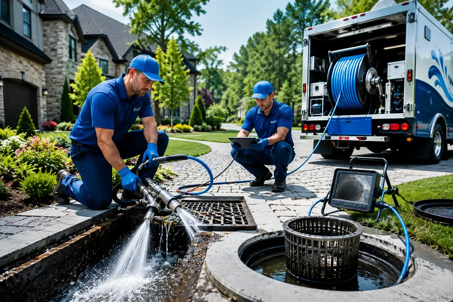 Local outdoor drain cleaning professionals in Epsom, NH